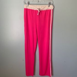 Formosa Fusion Barbie hot pink track pants white double stripe size M